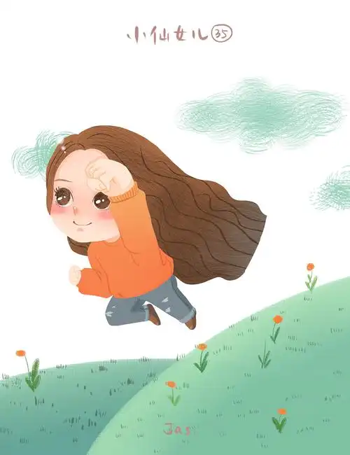 小仙女儿-q版卡通人物肖像