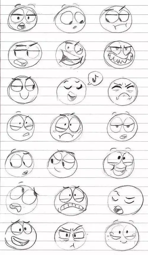 1000个漫画人物表情素材收干货了