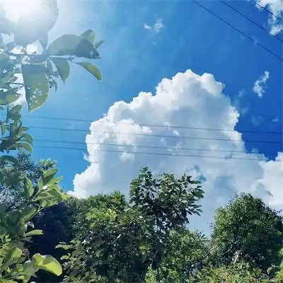 蓝天白云风景头像唯美超美大自然头像白云