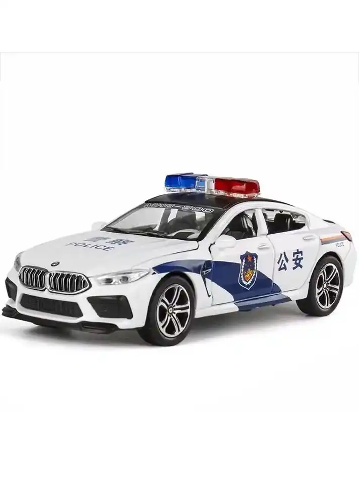 抓娃娃jkm 1/32警车110合金车模金属汽车模型玩具车 - 抖音