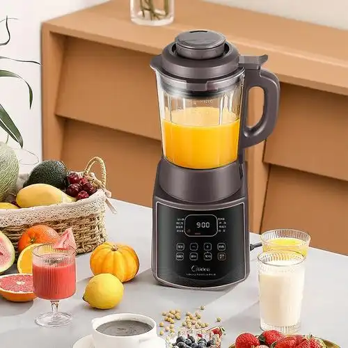 美的(midea) 智能破壁机家用八叶刀头多功能预约加热料理机豆浆机榨汁