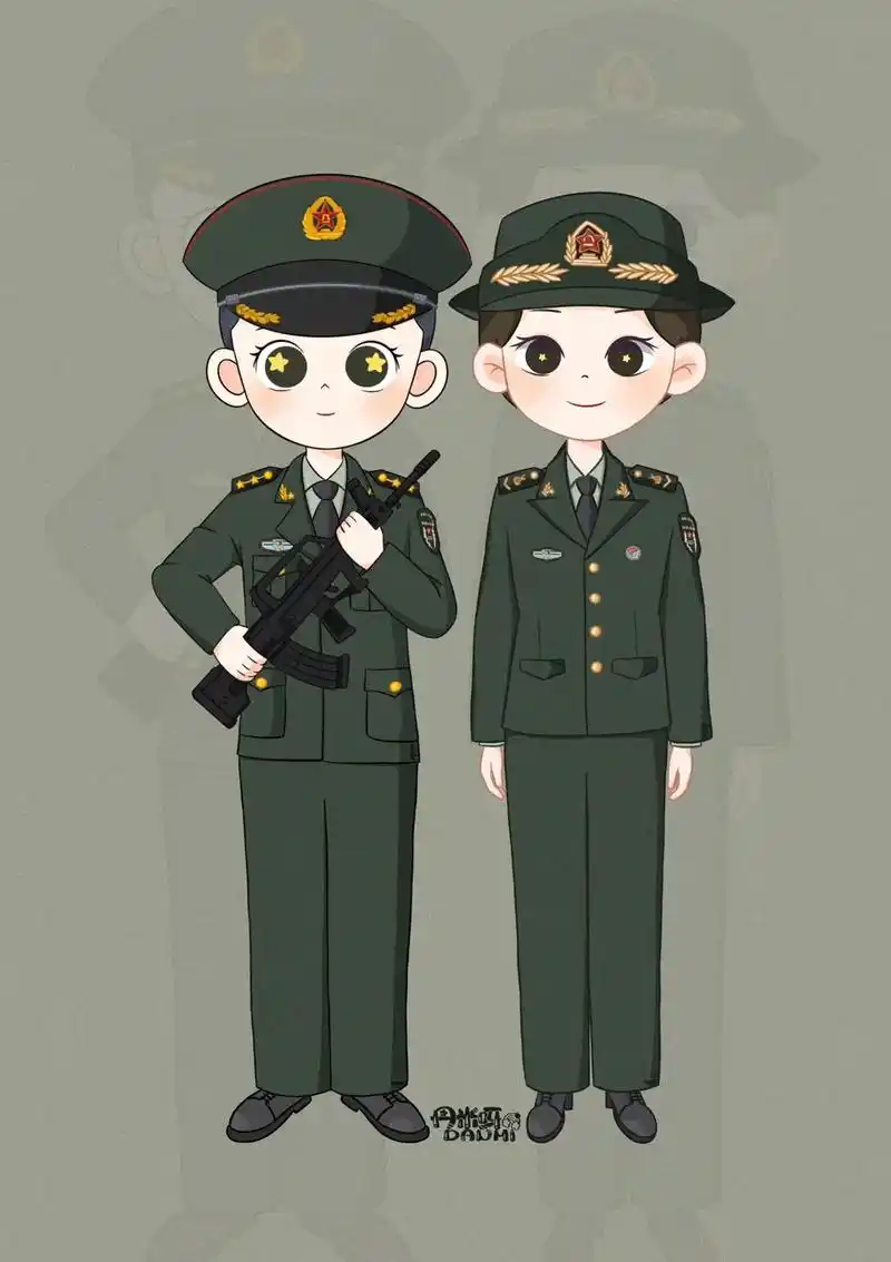 q版联勤保障部队|q版兵哥哥.一身戎装,一生荣光!不求你所有 - 抖音