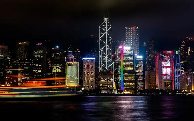 香港维多利亚港夜景唯美1152x864分辨率查看