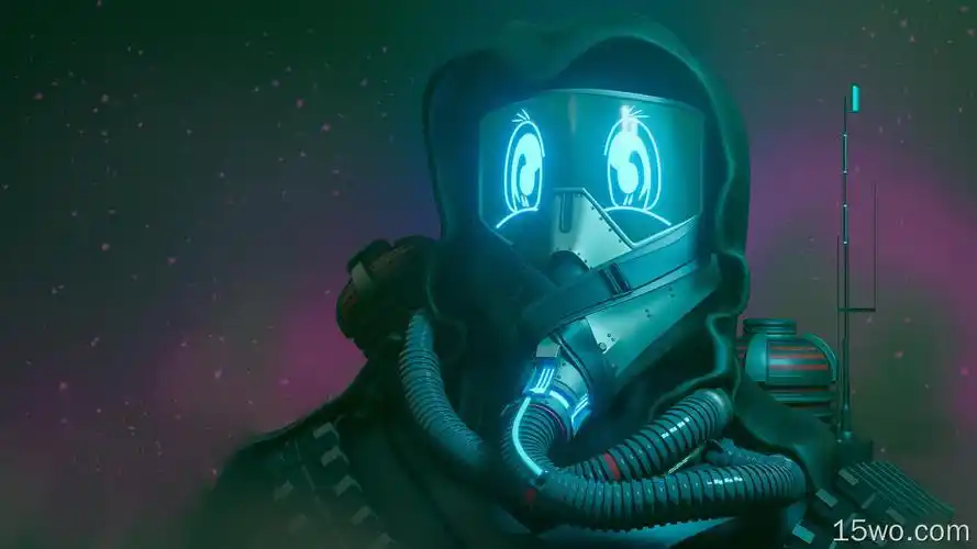 赛博朋克机器人4k壁纸