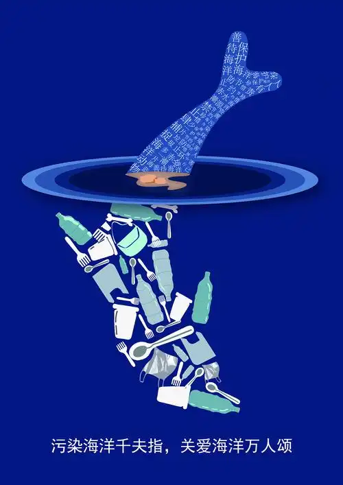 海洋公益海报