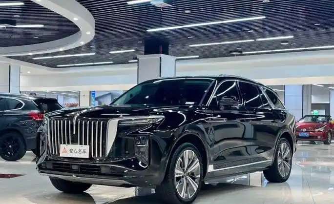 成都二手红旗e-hs9 2021 款 460km 旗悦版 七座 黑色 - 小猪二手车