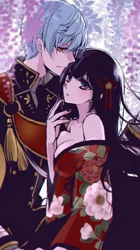 高甜度二次元情侣锁屏,高清图片,手机锁屏桌面-壁纸族