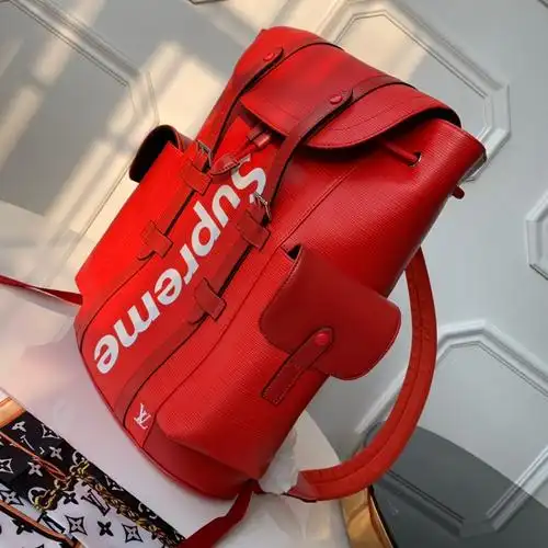 lv 【n41379 】supreme联名系列m41709限量版水波纹 christopher双肩