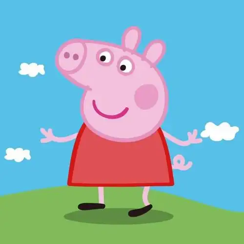 小猪佩奇我配你可爱卡通头像图片