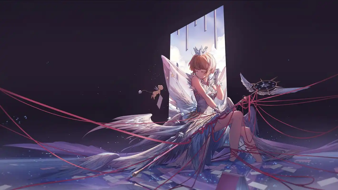 《魔卡少女樱》小樱高清动漫桌面壁纸高清大图预览1920x1080_卡通动漫