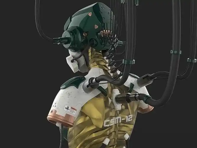 赛博风格机器人