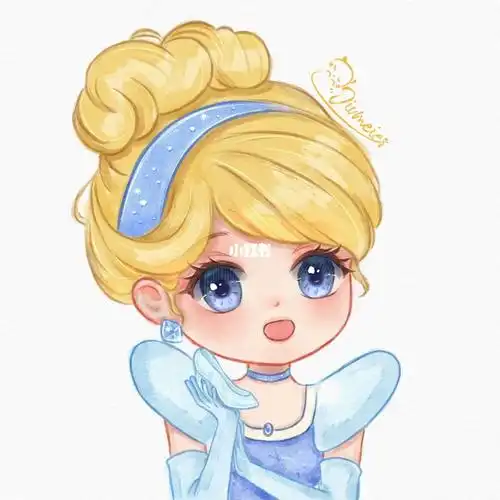 q版头像迪士尼系列之灰姑娘