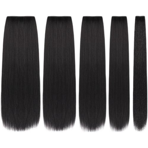 玉米须假发片古风接发不打结超长直发一片式发排造型汉服头饰古装