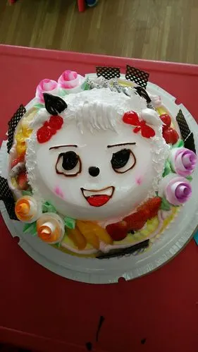 看美羊羊蛋糕,萌萌哒