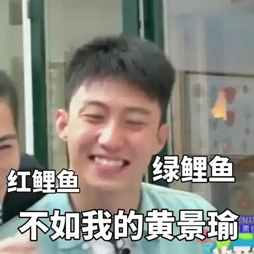 周一不快乐的话就看看黄景瑜表情包