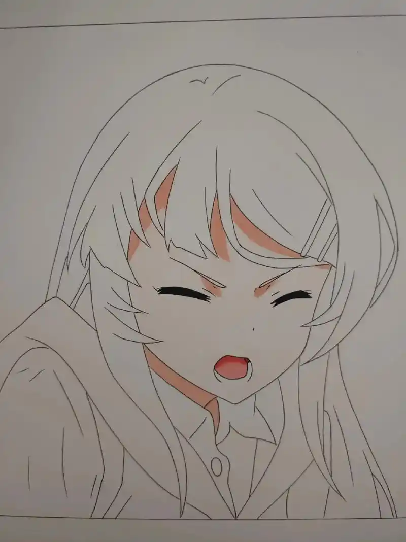 樱岛麻衣#青春猪头少年不会梦到兔女郎学姐 #樱岛麻衣 #手绘 - 抖音