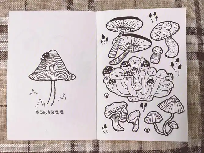 蘑菇物语零基础手绘涂鸦doodle