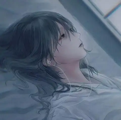 抑郁的沉默动漫头像 动漫头像图片大全 -【爱个性】