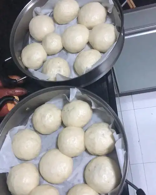 大圆子妈妈做的咸菜馒头