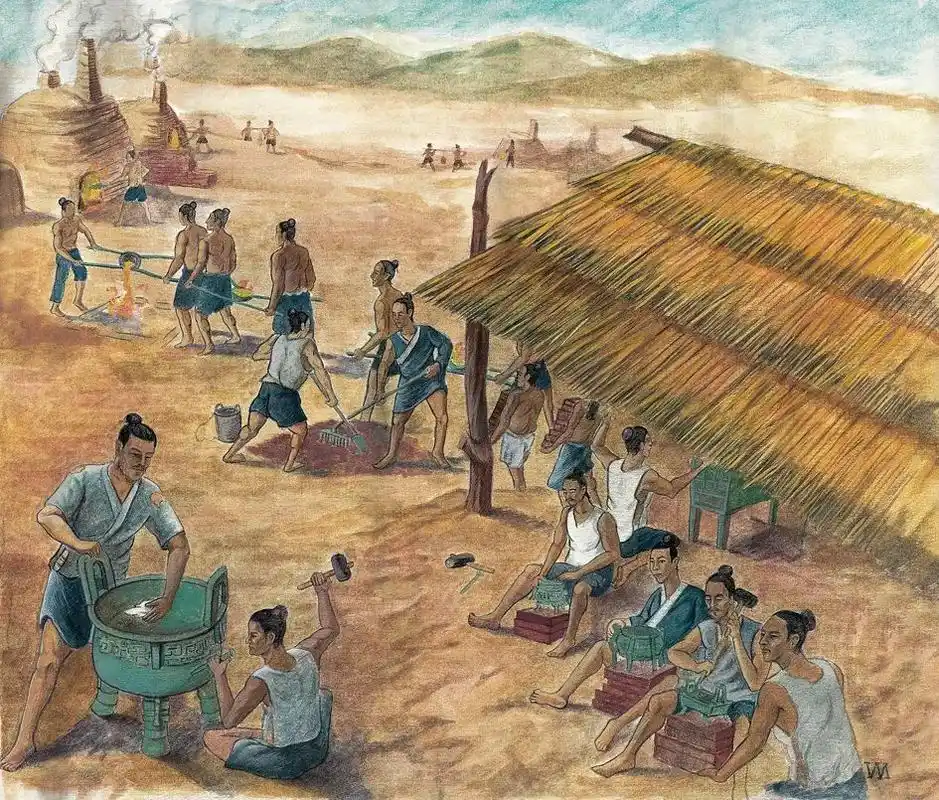 酒尊斑剥探殷商