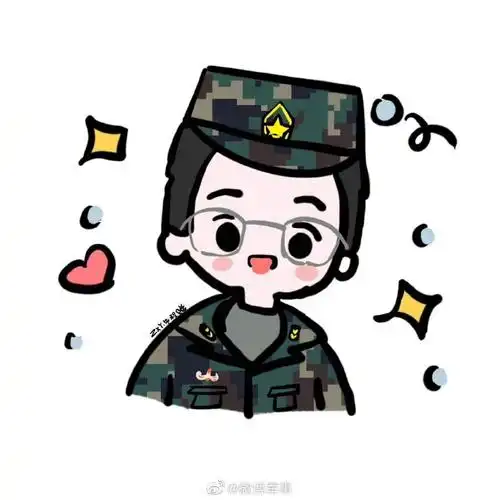 我是中国火箭军,我也有不一样的可爱和温柔,一组萌漫小头像送给大家.