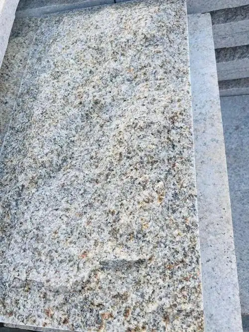 黄锈石仿古石材加工仿古面菠萝面自然面工艺