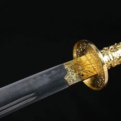 【即刻拍】康熙配刀 龙泉宝剑 深蓝之剑作者钟石勇倾心打造 送剑架