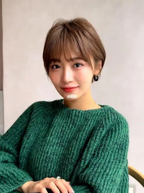 日系短发挂耳短发分享