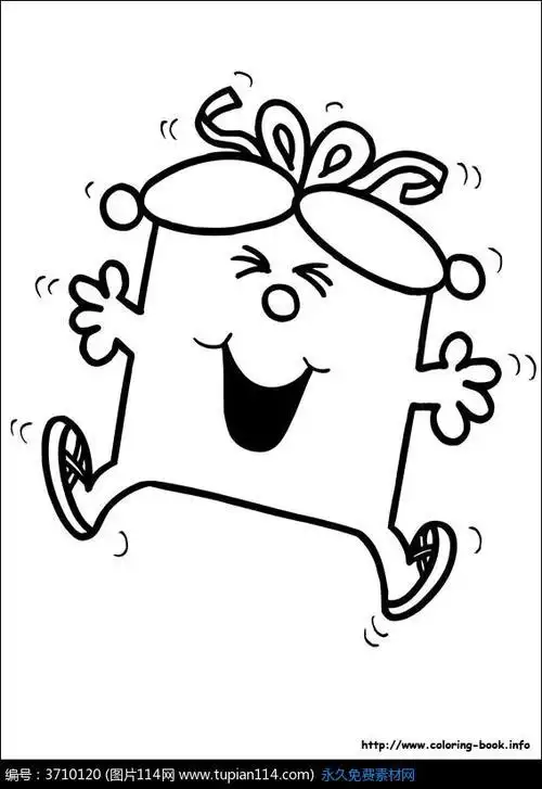 说开心话的简笔画