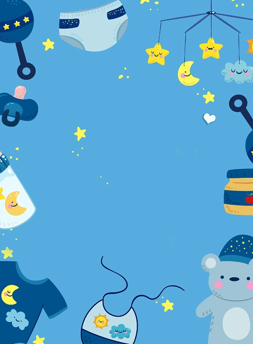 母婴婴儿用品背景