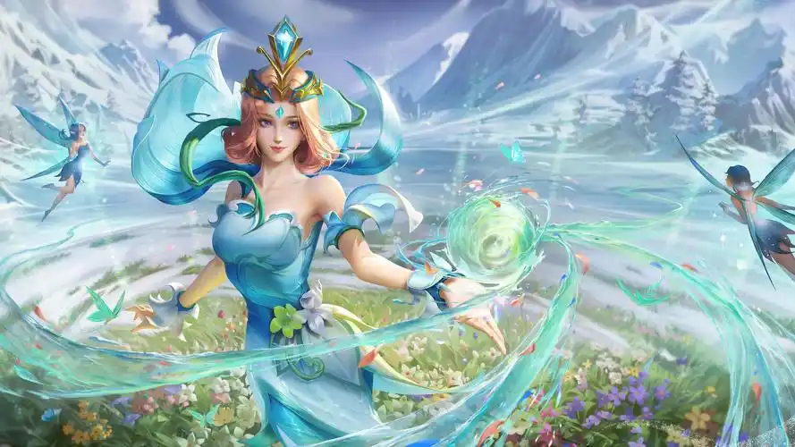 落雪兰心-甄姬 王者荣耀高清壁纸