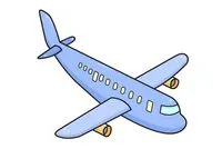 军用飞机简笔画