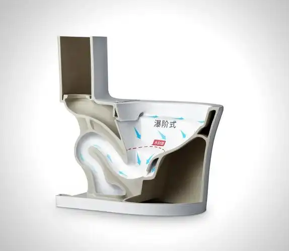 合理的水封面高度以及优化的便池结构,能有效防止污物落下时,水花溅起