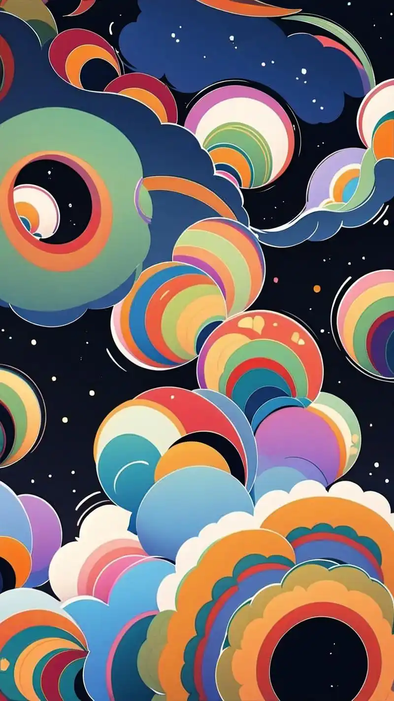 99炫彩非主流星空壁纸大放送99