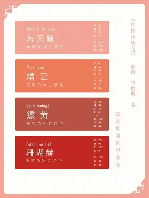 中国传统色红色系