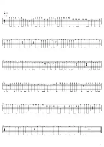 皇后乐团loveofmylife吉他谱