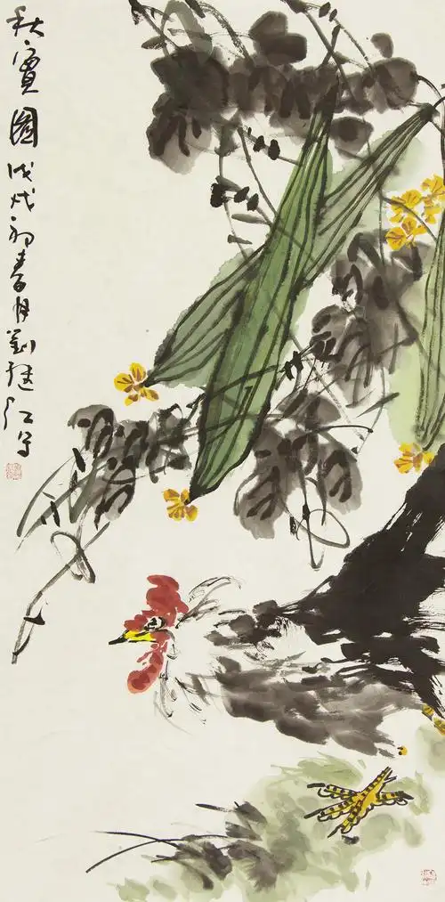 刘继红花鸟画作品赏析 | 着墨成趣 丰厚华滋【博宝·资讯】