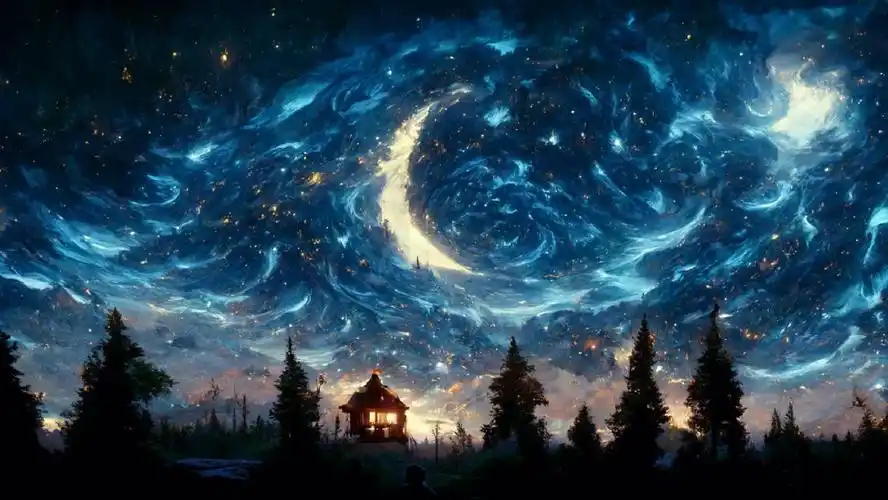 我突然看懂了梵高的星月夜