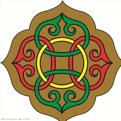 蒙古图案蒙古元素蒙古边框