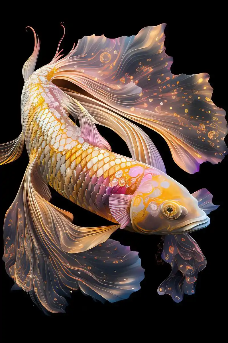 据说见锦鲤,皆好运 ;如此美丽的锦鲤,肯定好运翻倍!幸运加倍 - 抖音