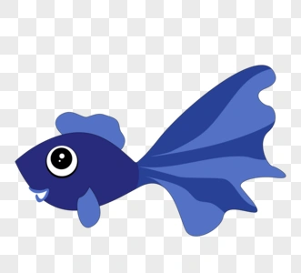 可爱卡通小鱼元素素材