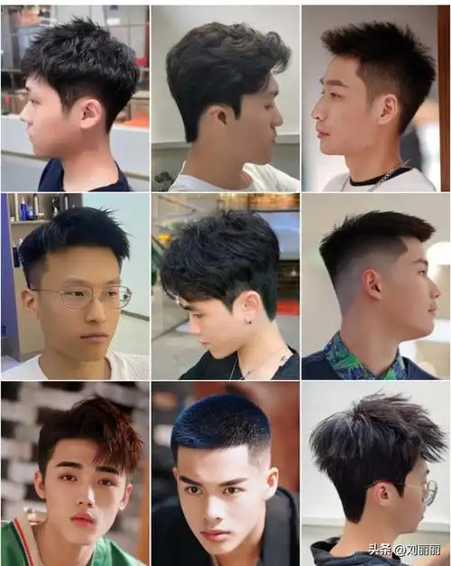 男生发型名称大全(今年流行男发造型)(6)