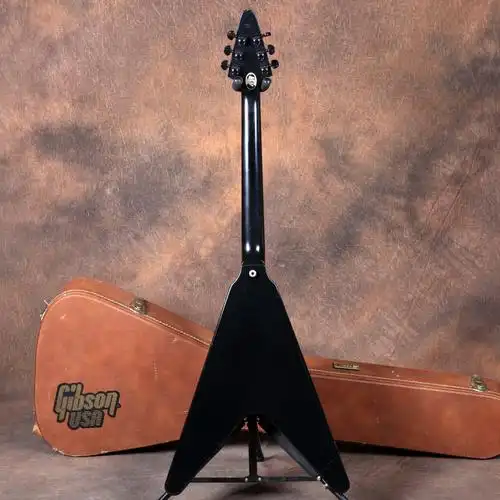 gibsonflying祖师师爷头像吉他棕色皮箱吉他电吉他