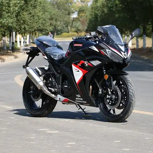 0成交0件国四电喷v6摩托车跑车地平线r3双缸水冷400cc公路赛重机车可