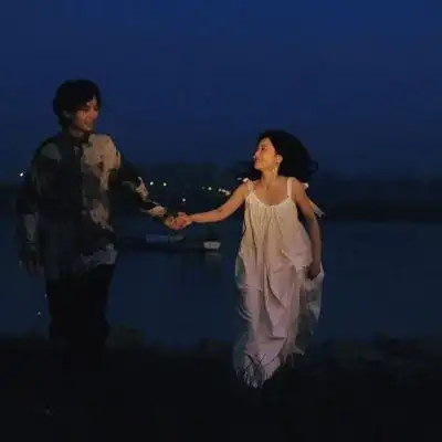 蓝色系唯美大海浪漫氛围情头 罕见好看的天空海边意境情侣头像