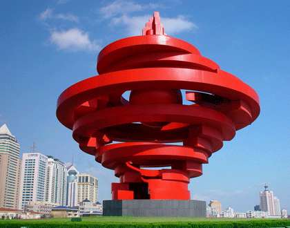 青岛五四广场标志性建筑