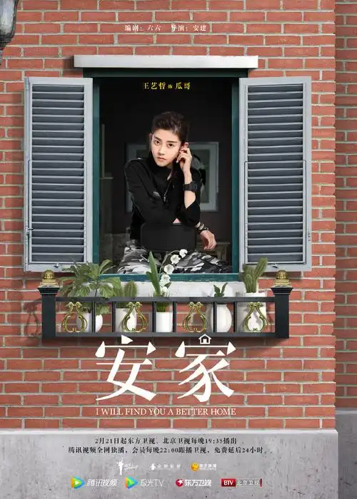 电视剧安家定档海报图片