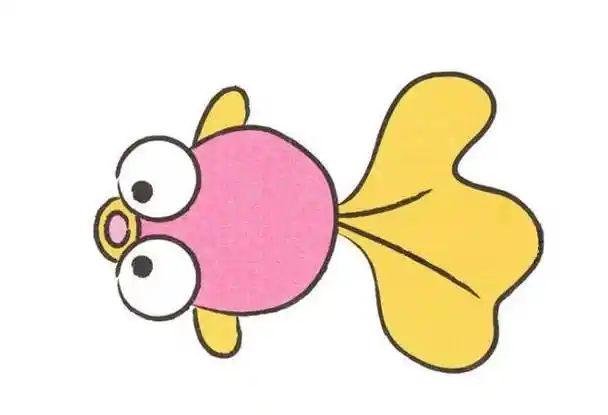 儿童金鱼简笔画可爱的小金鱼简笔画教程有趣的金鱼简笔画怎么画