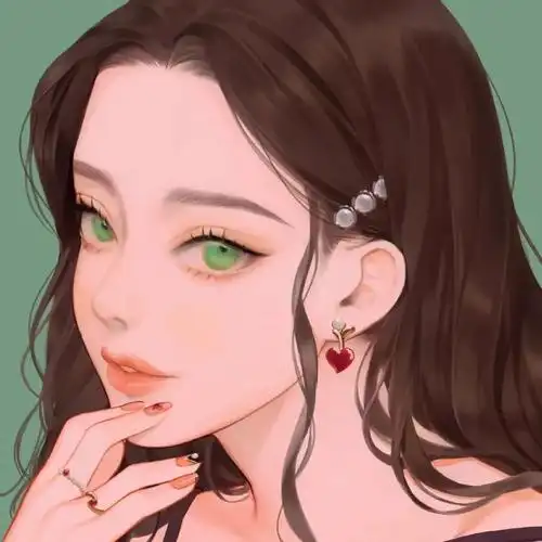 有没有这种手绘画风的女生头像