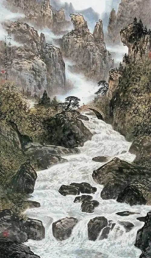 当代山水画名家康庄书画作品欣赏|画家|绘画|国画|艺术_网易订阅